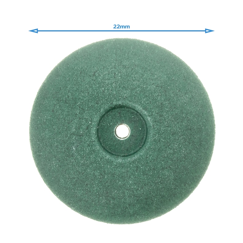 12pcs 22mm Silicone Rubber Micro Abrasives Polishing Wheel Disk Fine