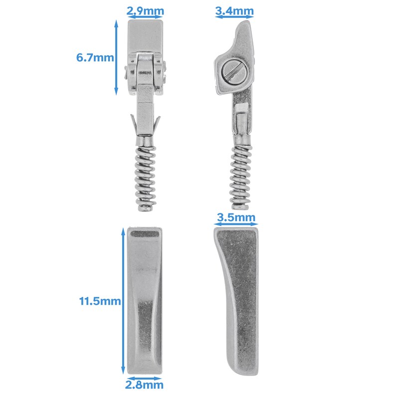 1 Set 8pcs Spring Hinge Assembly Eyeglass Acetate Joint Repair Bit Tool