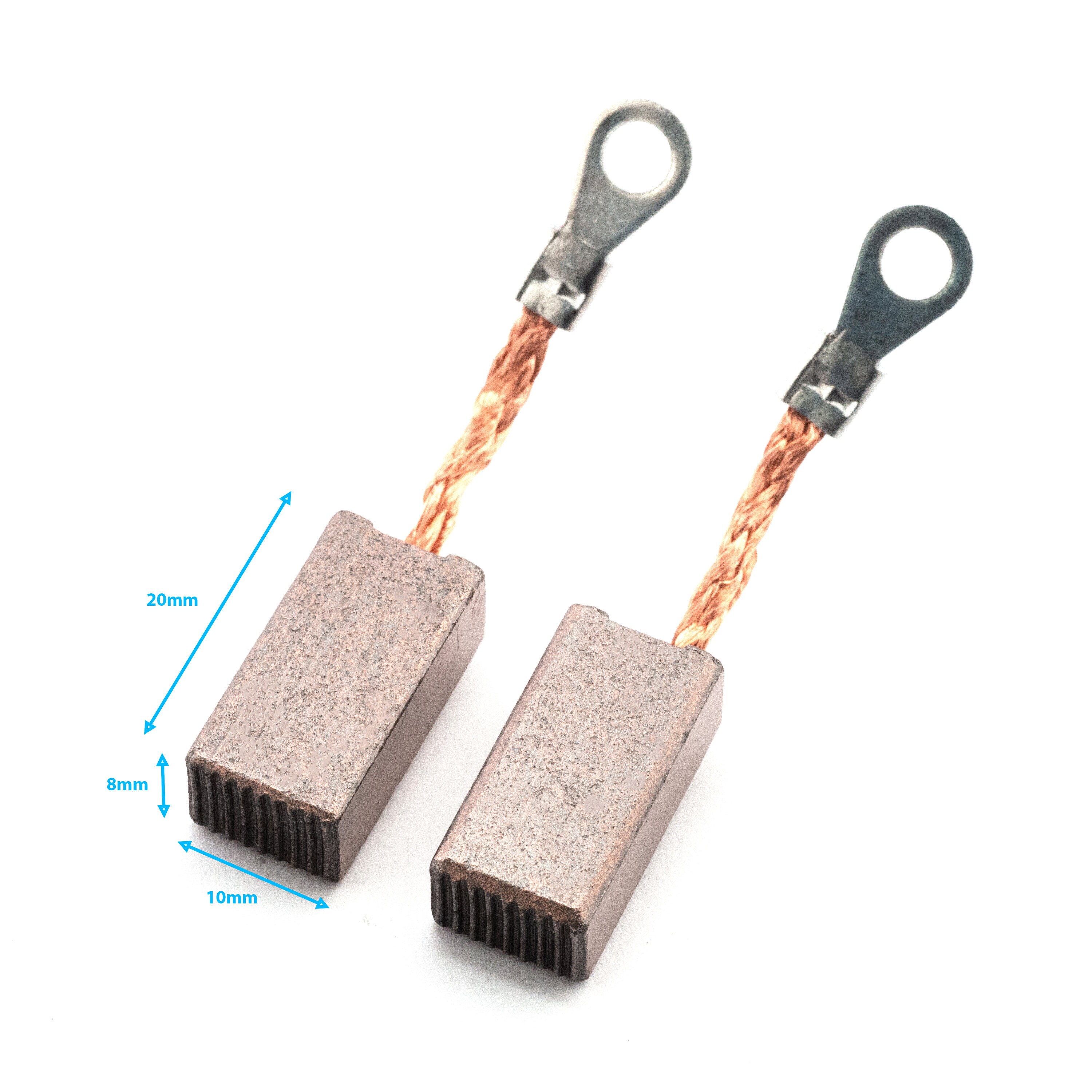 2pcs 20mm X 10mm X 8mm Carbon Motor Brush Copper Wire Bicycle Electric Electrical Electronic Power Eyelet Brushes E-bike Spare Part DC Tool - Foto 9