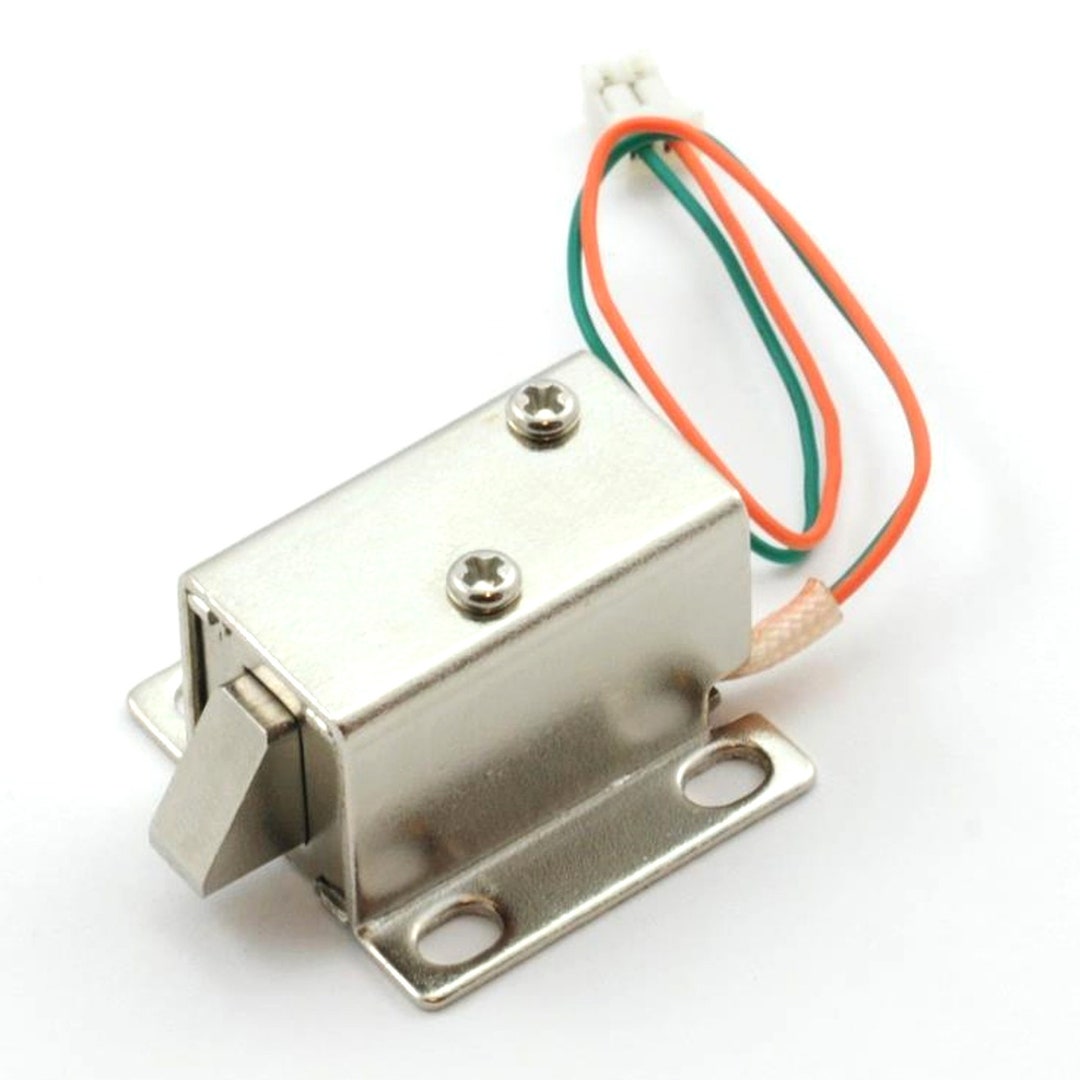 Up Electric Lock 12V Solenoid Latch Normally Closed (open When Powered ...