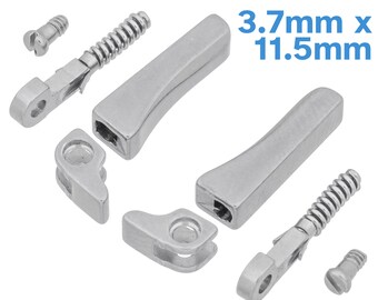 1 Set (8pcs) Spring Hinge Assembly Eyeglass Acetate Joint Repair Bit Tool Glasses Optical Temple Arm Specs Spectacles With Screws In On