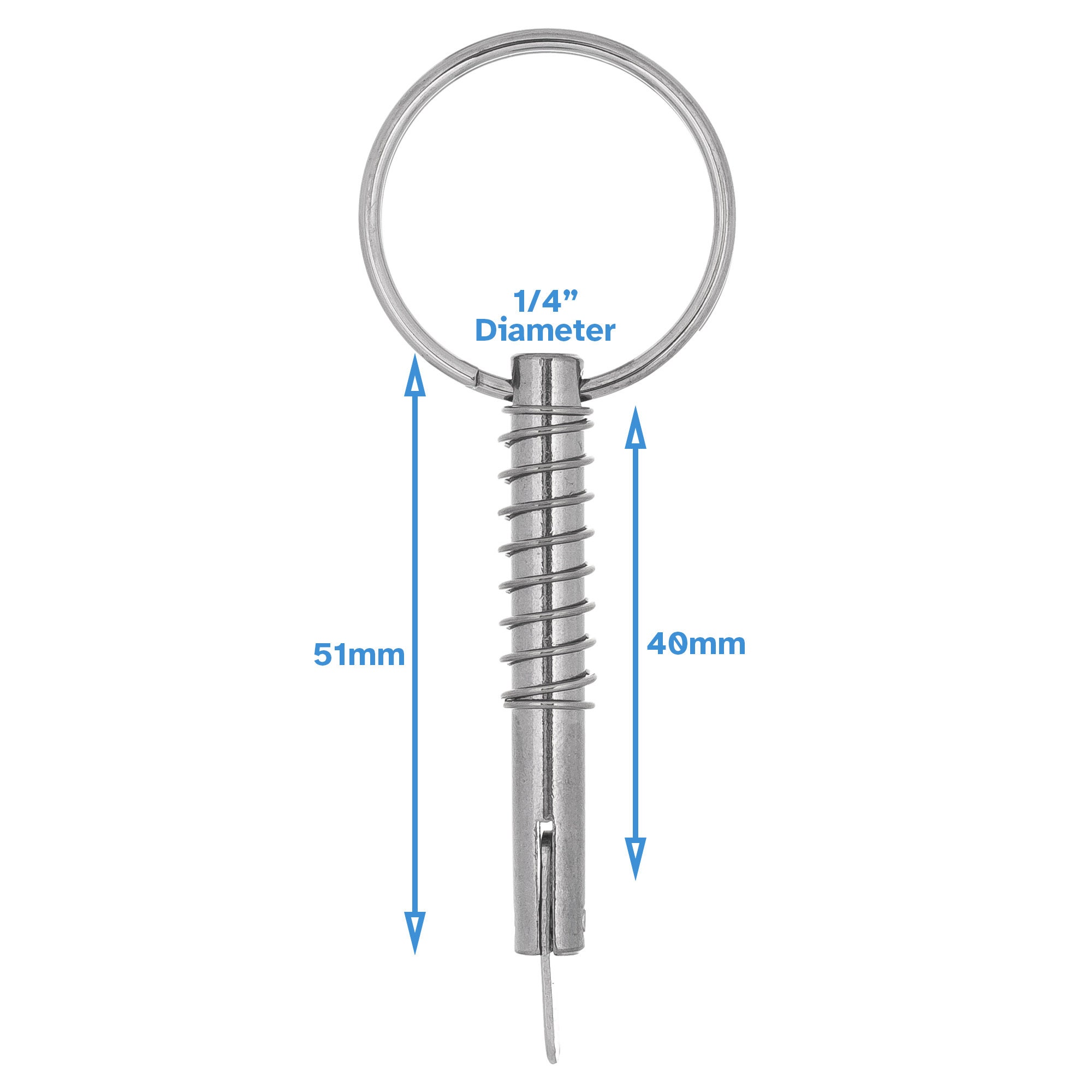 Spring Loaded Securing Pin 1/4