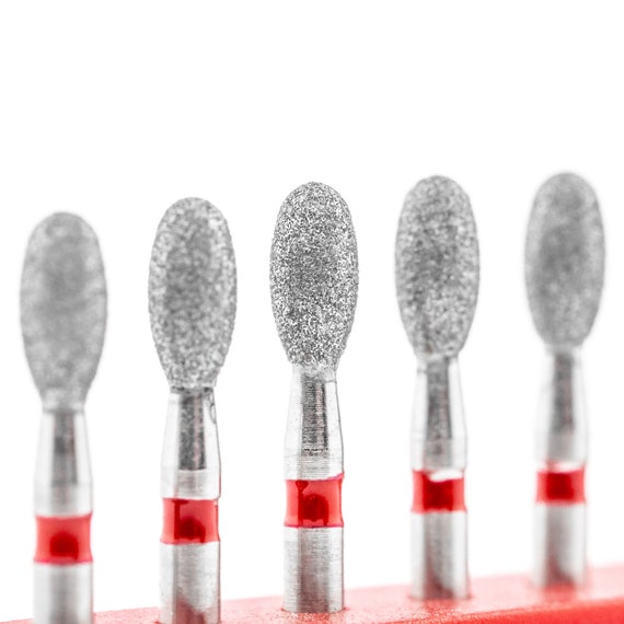 5 Pezzi* NTI Impugnatura Per Attrito A Mola Diamantata Gambo Calcio A