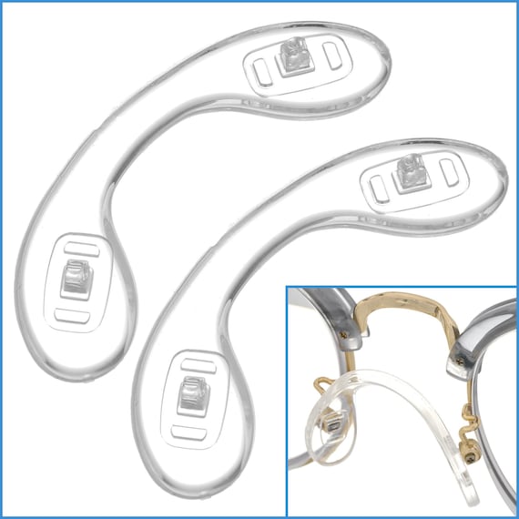 2 Sets Glasses Nose Pad Screw In Holder Metal Copper - Foto 5