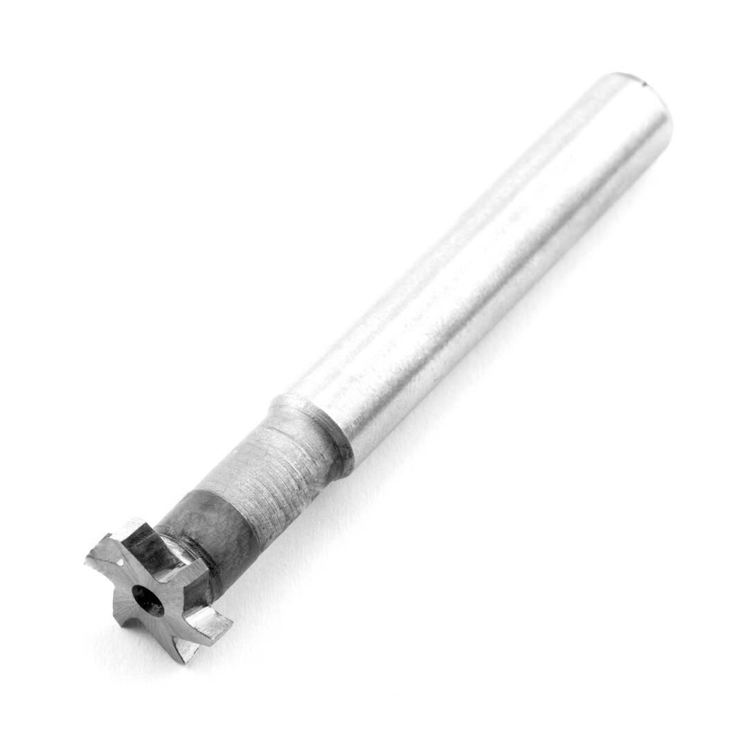 12mm X 2.5mm HSS T Slot Cutter 6 Flute Blade Woodruff Cutting Alloy ...