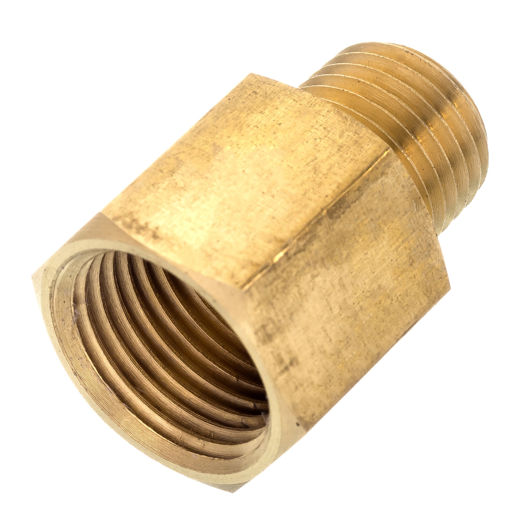 PATIKIL 1/4" NPT Ottone Esagonale Svasato Spina, 8pz Contatore Incassato Interno Esagonale Filettatura Presa Tubo Spine Maschio Raccordi Per Acqua Olio Gas Conduttura - Foto 3