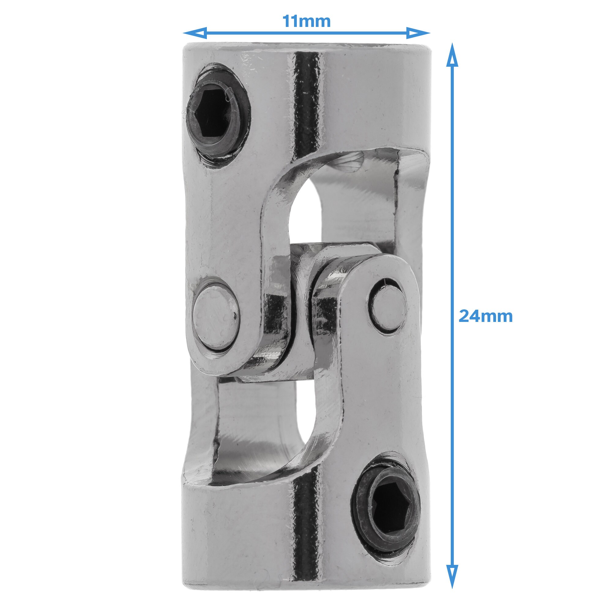 Shaft Coupling Motor Connector DIY Steering Universal Joint 122451mm