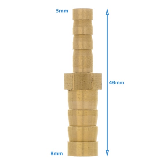 Nutmanel 2 Pièces Connecteurs De Tuyaux En Y à 6mm, Tuyau En Laiton Té