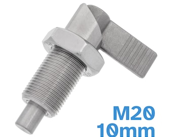 Pasador De Resorte De Bola M20 De Acero Inoxidable – Para Posicionamiento Y Fijación En Maquinaria Industrial