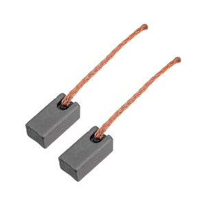 2pcs 13mm x 6mm x 6mm Carbon Motor Brush Copper Wire Electric Electrical Electronic Power Brushes Car Heater Radiator Fan Spare Part DC Tool