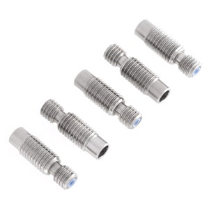 5pcs Heat Break PTFE Throat 3D Printer HotEnd Stainless Steel Barrel 1.75mm Filamento M6 Hilo Feeder Tube Pipe Hole Heater Print Spare Part