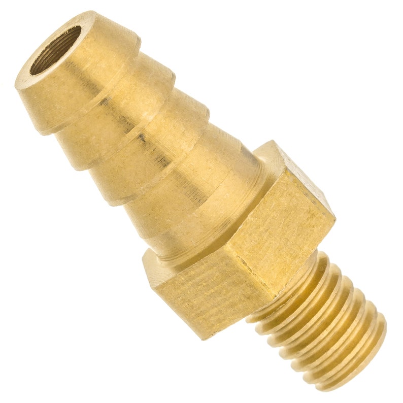 Brass Fitting 6mm Barb M5 Metric Male Thread Hose Tail End Threaded ...