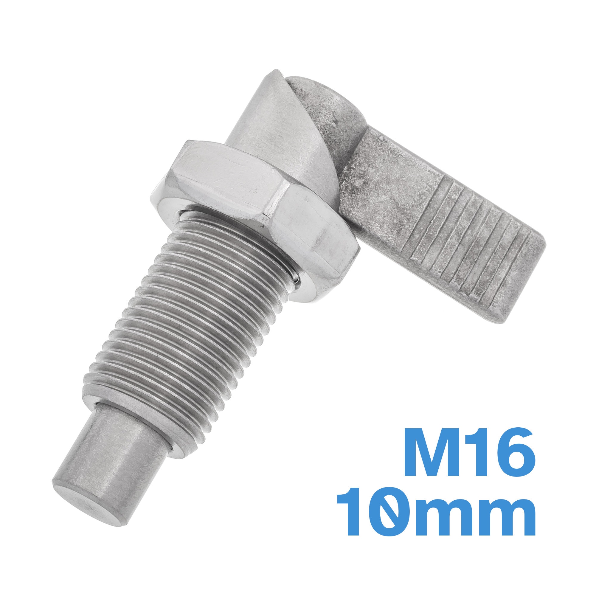 結婚祝い 1個 M16 レバーインデックススプリングプランジャー mm 10 x ばね