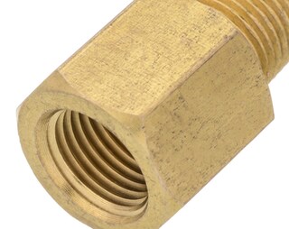 4 Raccordi Ottone Uxcell 1/8 BSP Maschio - Accoppiatore A Barra Per Tubo