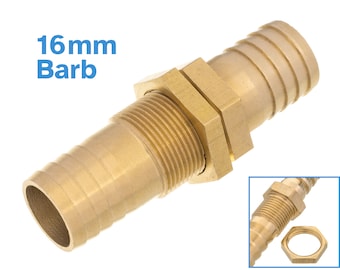 Messing Schott Barbed Fitting 16 mm Barb Schlauch Gerades Rohr Mit Sechskantmutter-Anschluss Gelenk Wasser Gas Flüssigkeit Luft Öl Konverter Adapter Rohr