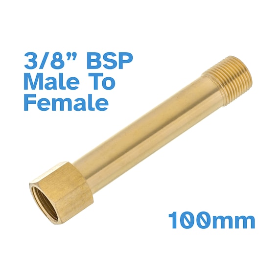 Mua 2pcs Brass Nipple Pipe Fitting, 3/8 x 3/8 NPT Male Hex Nipple