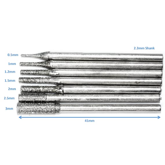Juego De Brocas De Diamante Seco Negro De 18 Piezas Para Cer | Cuotas