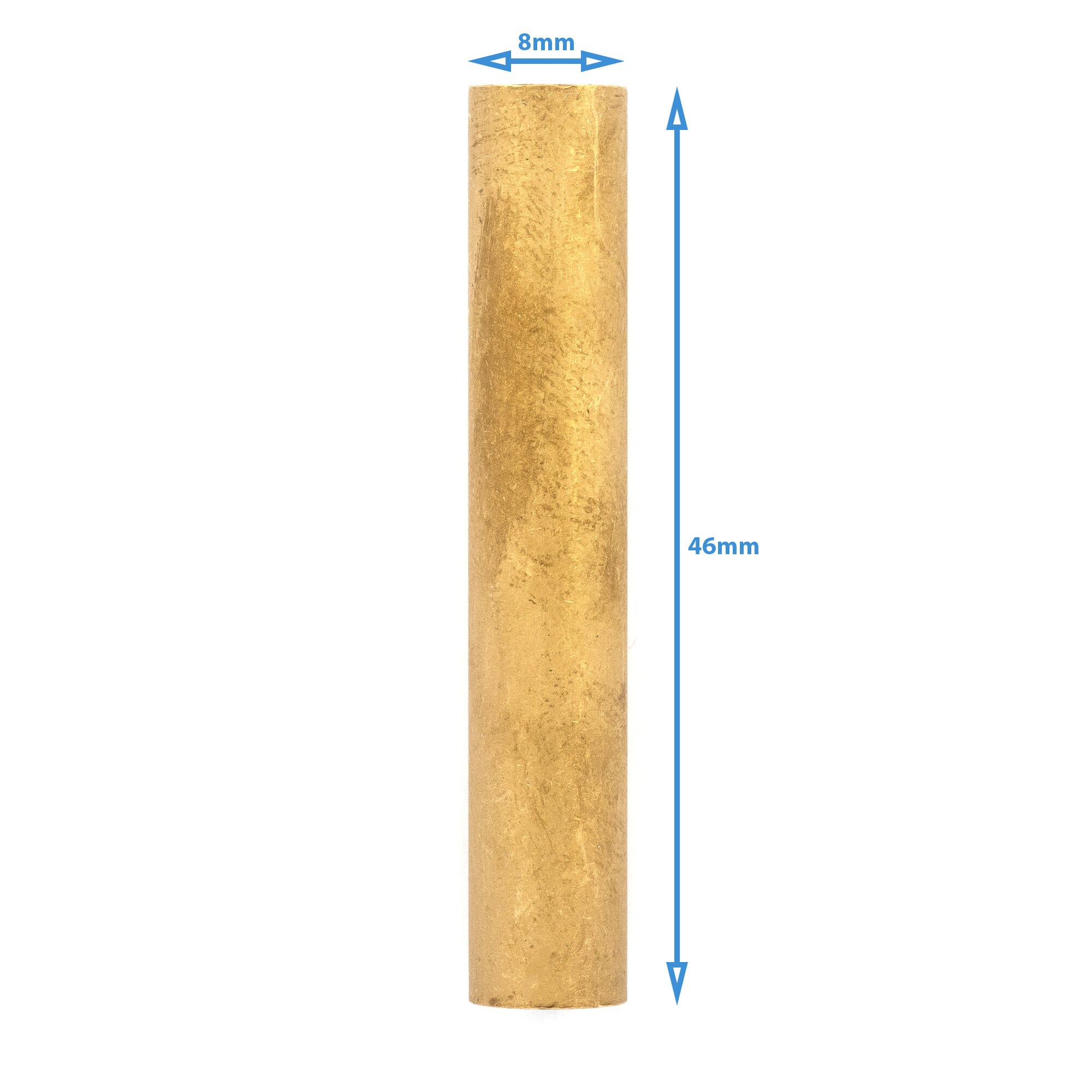 Star Shaped 8mm X 46mm Mosaic Rivet Knife Handle Rod Screw Solid Brass ...