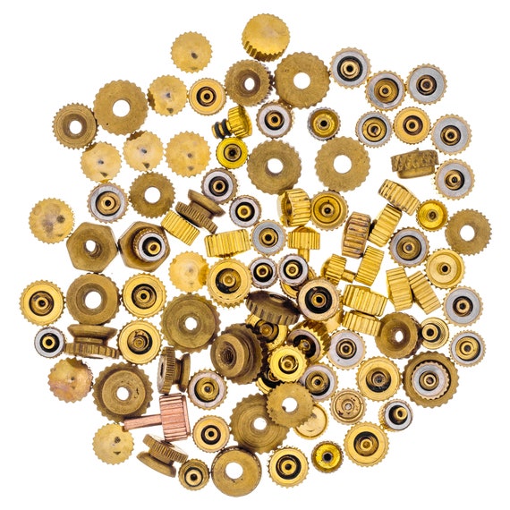 Crown Wrist Watch Repair 100pcs Assorted Brass Wrist Watch Crown