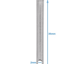 Uxcell Single Hole Clevis Pins 8mm X 25mm Flat Head 304 Stainless Steel Link Hinge Pin 4pcs