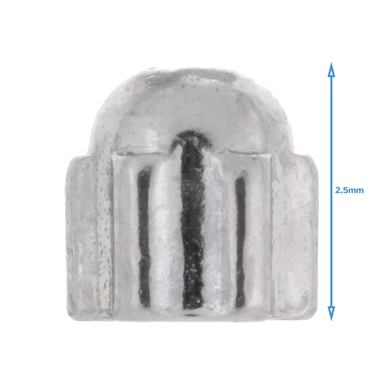 10pcs 2.5mm X 1.2mm Acorn Nut for Screw Bolt M1.4 Thread Glasses Frame ...
