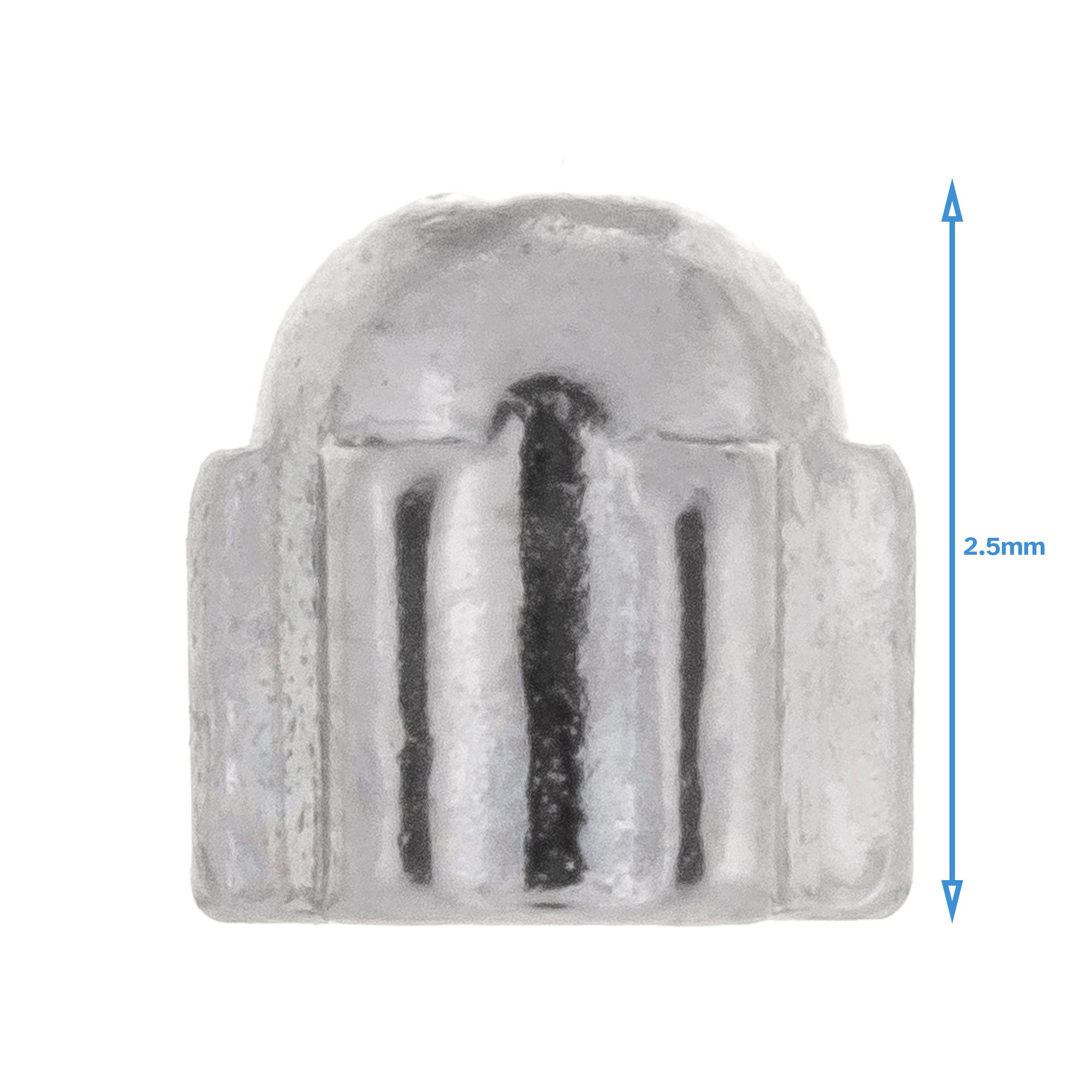 10pcs 2.5mm X 1.2mm Acorn Nut for Screw Bolt M1.4 Thread Glasses Frame ...