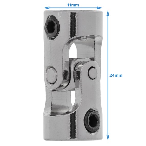 Cardan Universel 6mm Pour Modèles RC - Axe De Joint Métal Pour Avion, Bateau, Robot - ID6mm/OD16mm