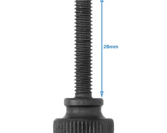 Viti A Testa Zigrinata M4x10 Mm - 20 Pezzi Acciaio Carbonio Nero - Foto 6