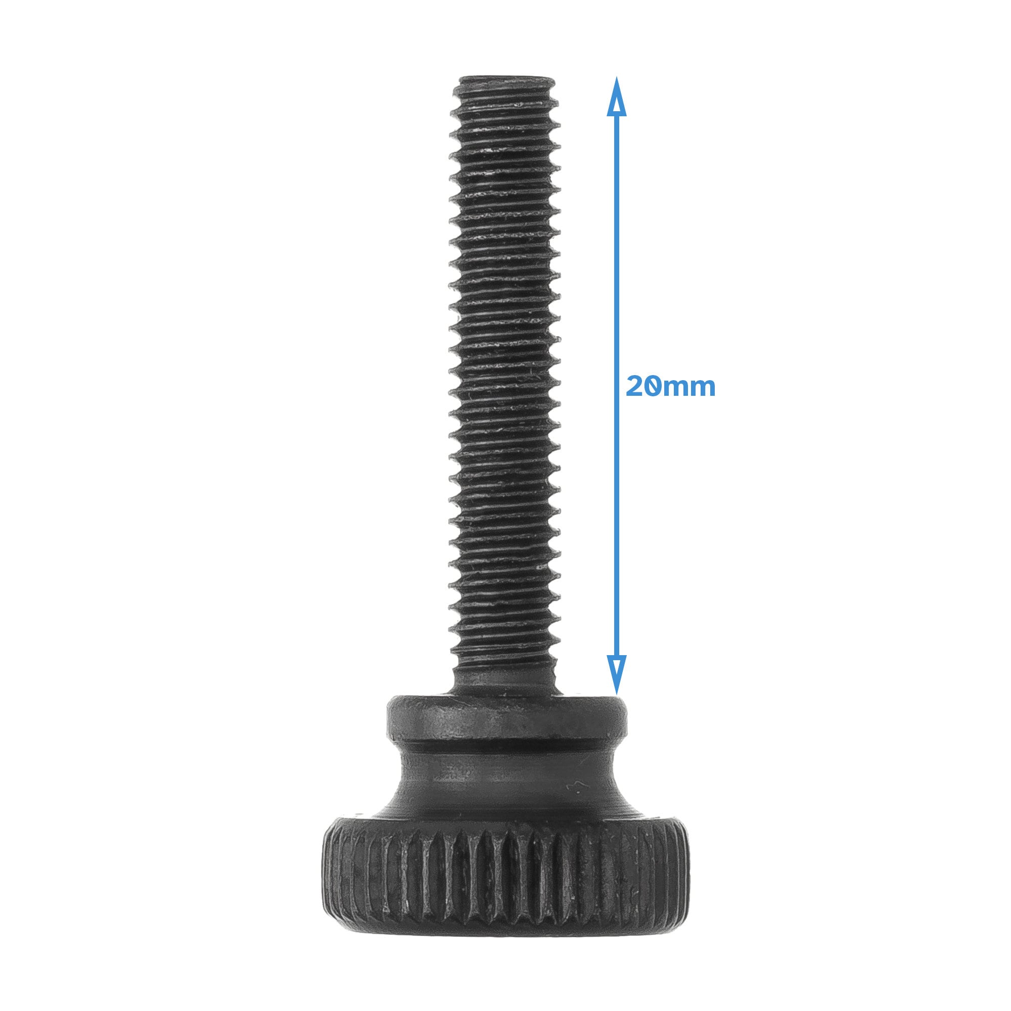 Viti A Testa Zigrinata M4x10 Mm - 20 Pezzi Acciaio Carbonio Nero - Foto 5