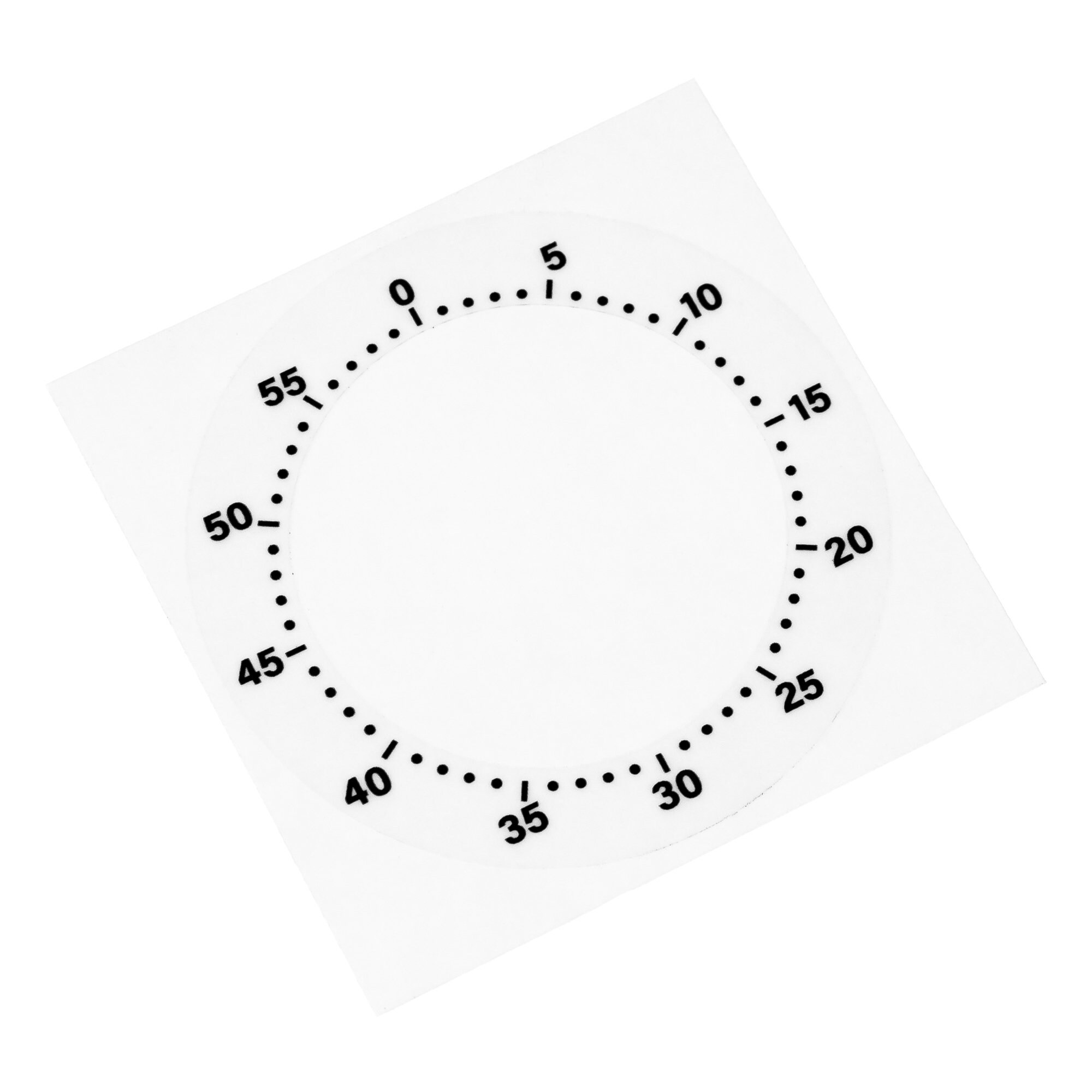 60 Minute Kitchen Countdown Timer Self Adhesive Label Clockwise Time ...