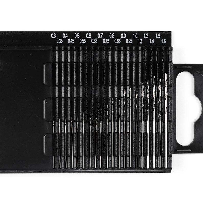 40-teiliges Mikro-Bohrer-Set HSS – 0,5/0,8/1,5/2 Mm Für PCB, Metall & Modellbau