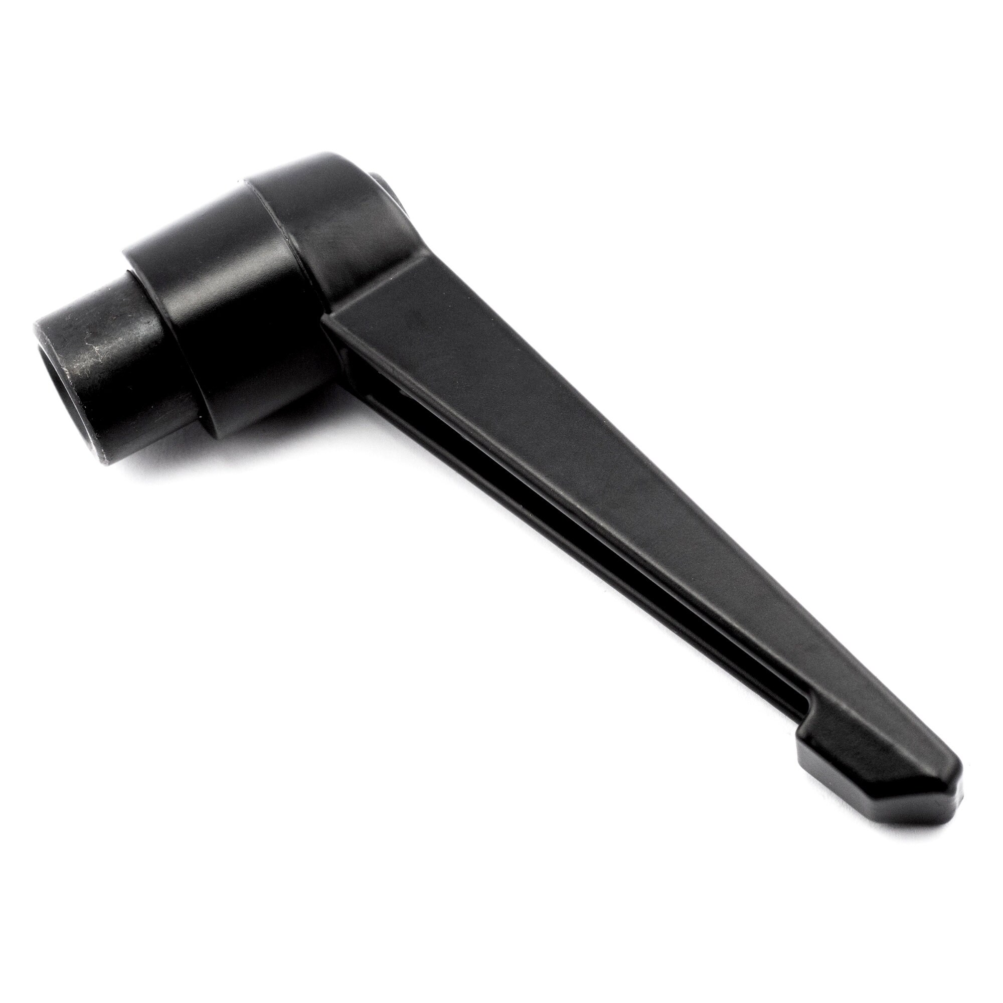 M10 Female Thread Clamping Lever Black Metal Alloy Zinc 72mm Grip ...