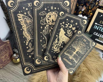 Extra Large Tarot Card Wall Art: Witchy Decor, Spiritual Souvenir, Handmade Celestial Gift (7x12)