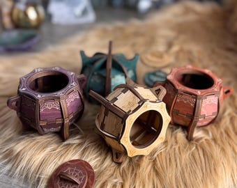 Witchy Mystery Cauldron Box | Filled with Crystals Herbs Magical Surprises | Pagan Wiccan Gift Kit