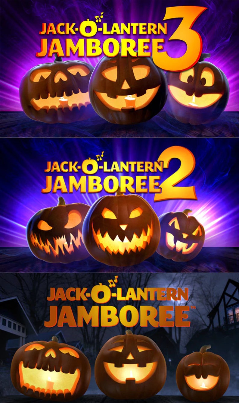 NEW Jacko'lantern Jamboree 1 2 3 Atmosfx Halloween Etsy