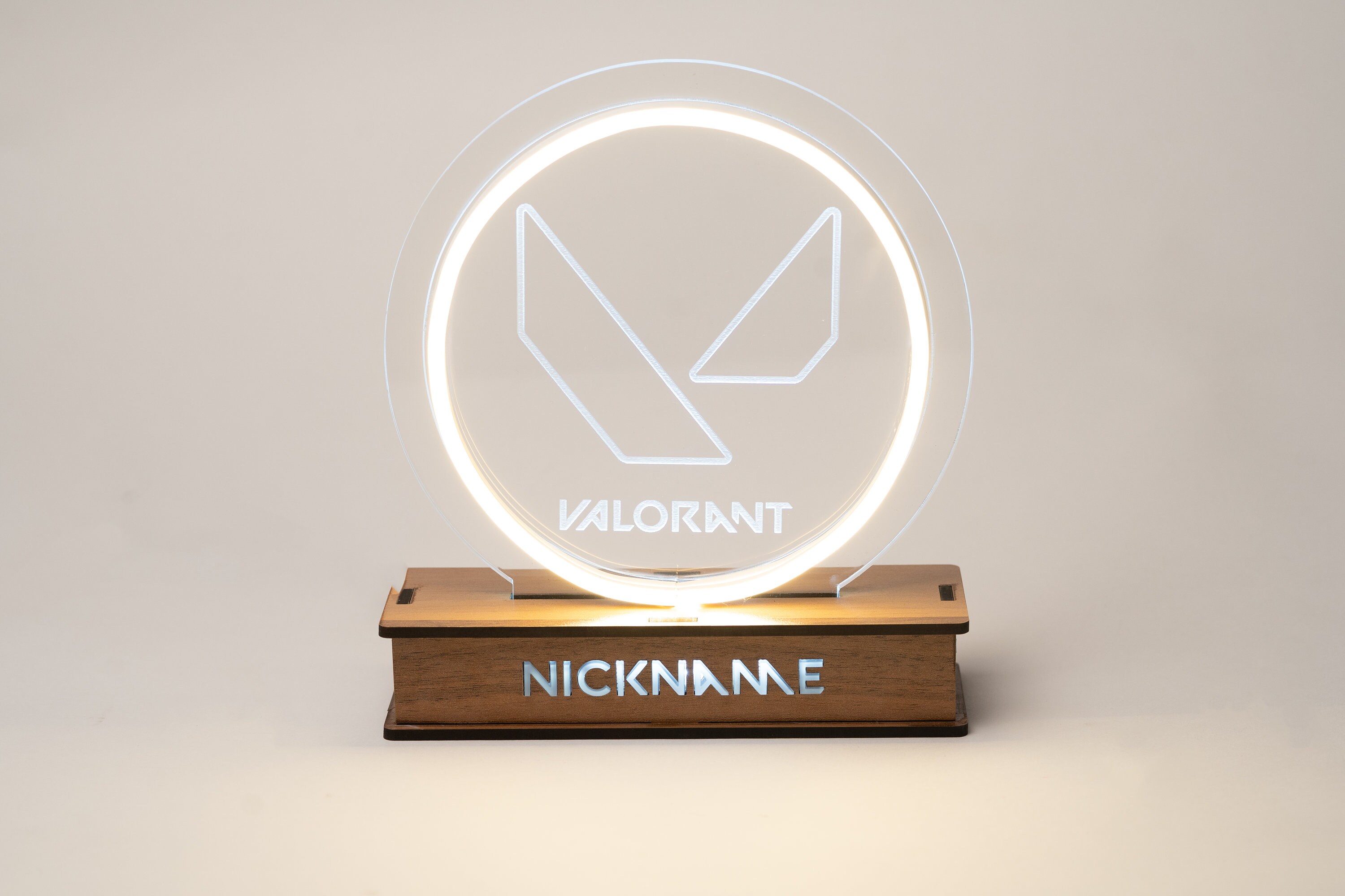 Valorant Night Lamp / Valorant Gift /room Decor / Gamer Room Decor