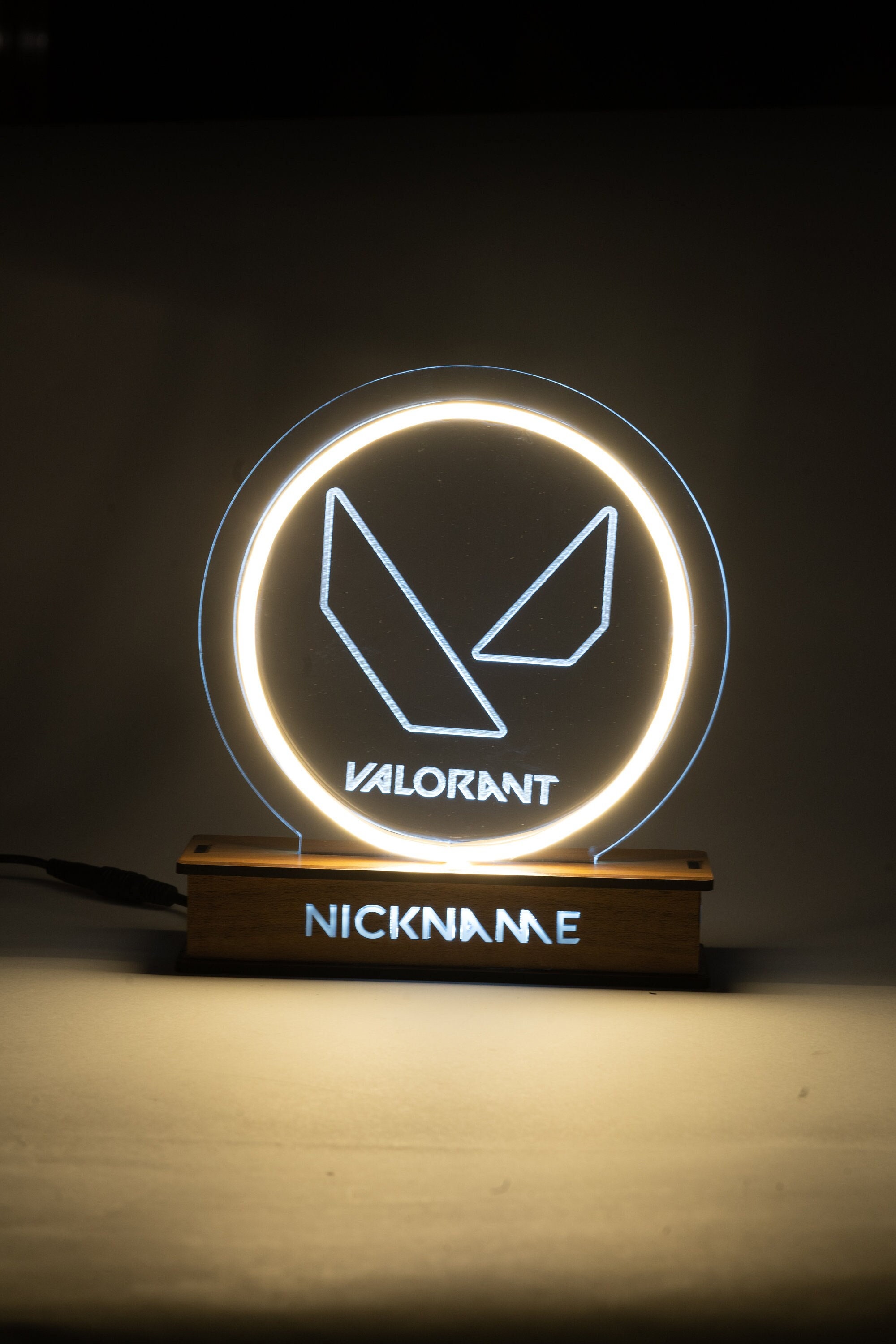 Valorant Night Lamp / Valorant Gift /room Decor / Gamer Room Decor