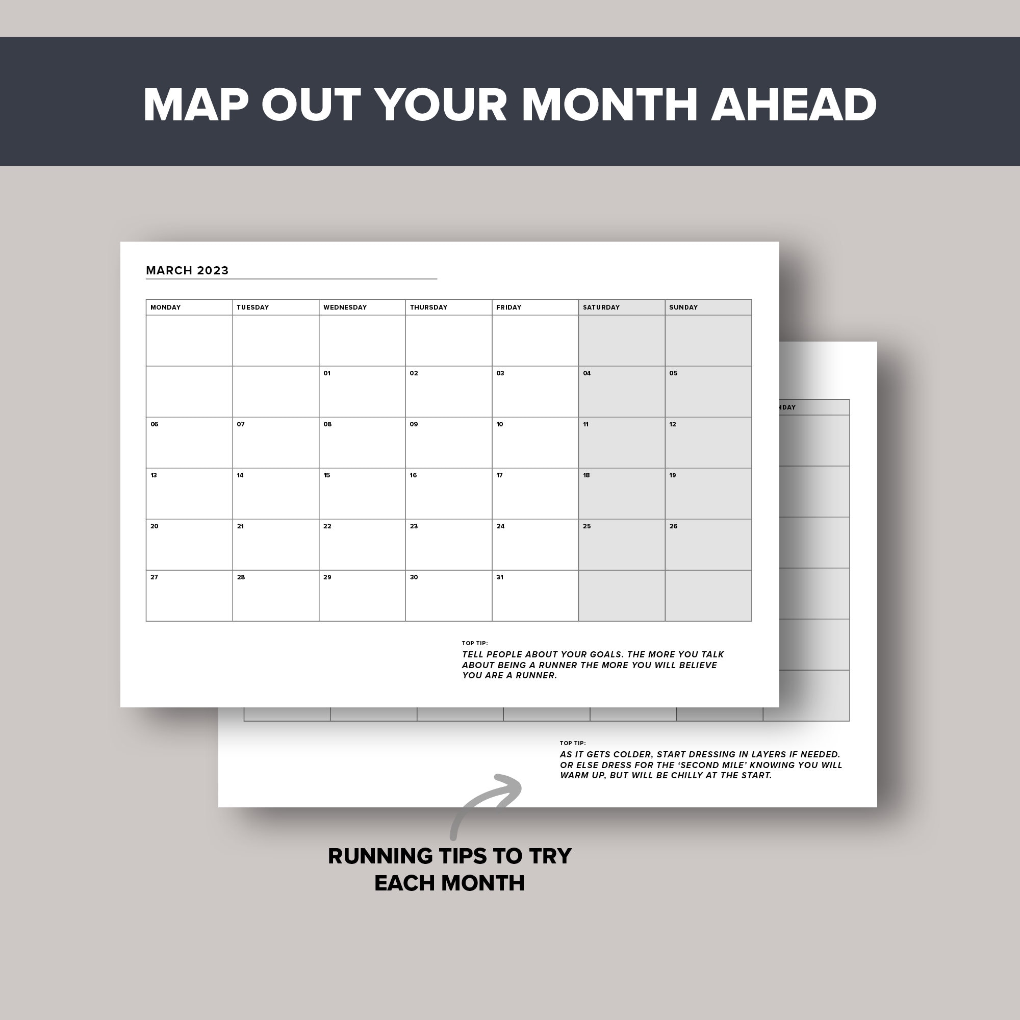 2023 Running Journal Dated Training Planner and Tracker 52 - Etsy