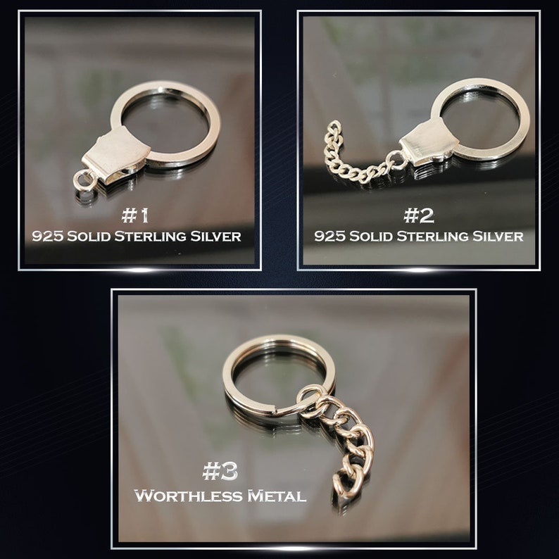 Sound Wave Keychain With QR Code Men Voice Recording Gift Custom