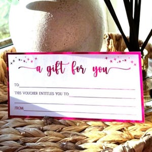 Chèque-cadeau avec décoration, Carte-cadeau personnalisée, Chèque-cadeau de luxe pour maman, Surprise pour lui, Carte-billet surprise, Cadeaux expérience pour anniversaire
