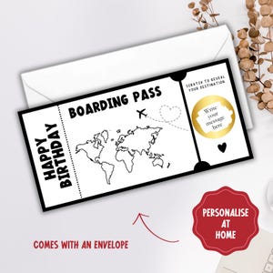 Gift Surprise Scratch Card, Love Gift Voucher, Scratch and Reveal Surprise, Personalised Gift Card, A Gift for You