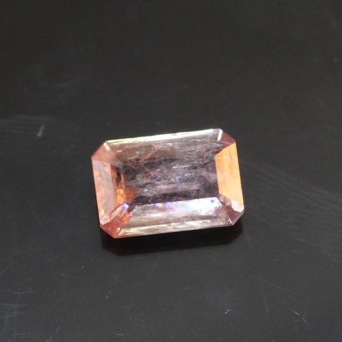 3,17 ct Natural Unheat Earth Mined Red Color Change Octagon Fecet Cut newest Turkish Diaspore Gemstone, collection , Genuine Crystal D0005