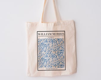 William Morris Art Tote: Floral Print Cotton Bag
