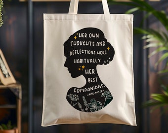 Jane Austen-citatväska: Stolthet och fördom bokälskare present