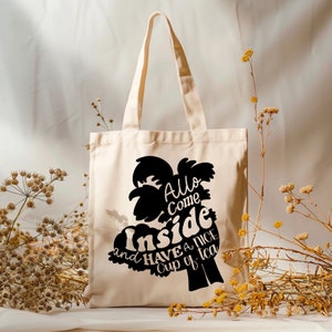 Labyrinth film tote bag for movie lovers 1980s movies fan bag Goblin king David Bowie gift retro Labyrinth movie book bag vintage shopping