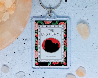 The Lost Boys movie keychain 1980s movies 80s vampires book keyring vintage book horror gift