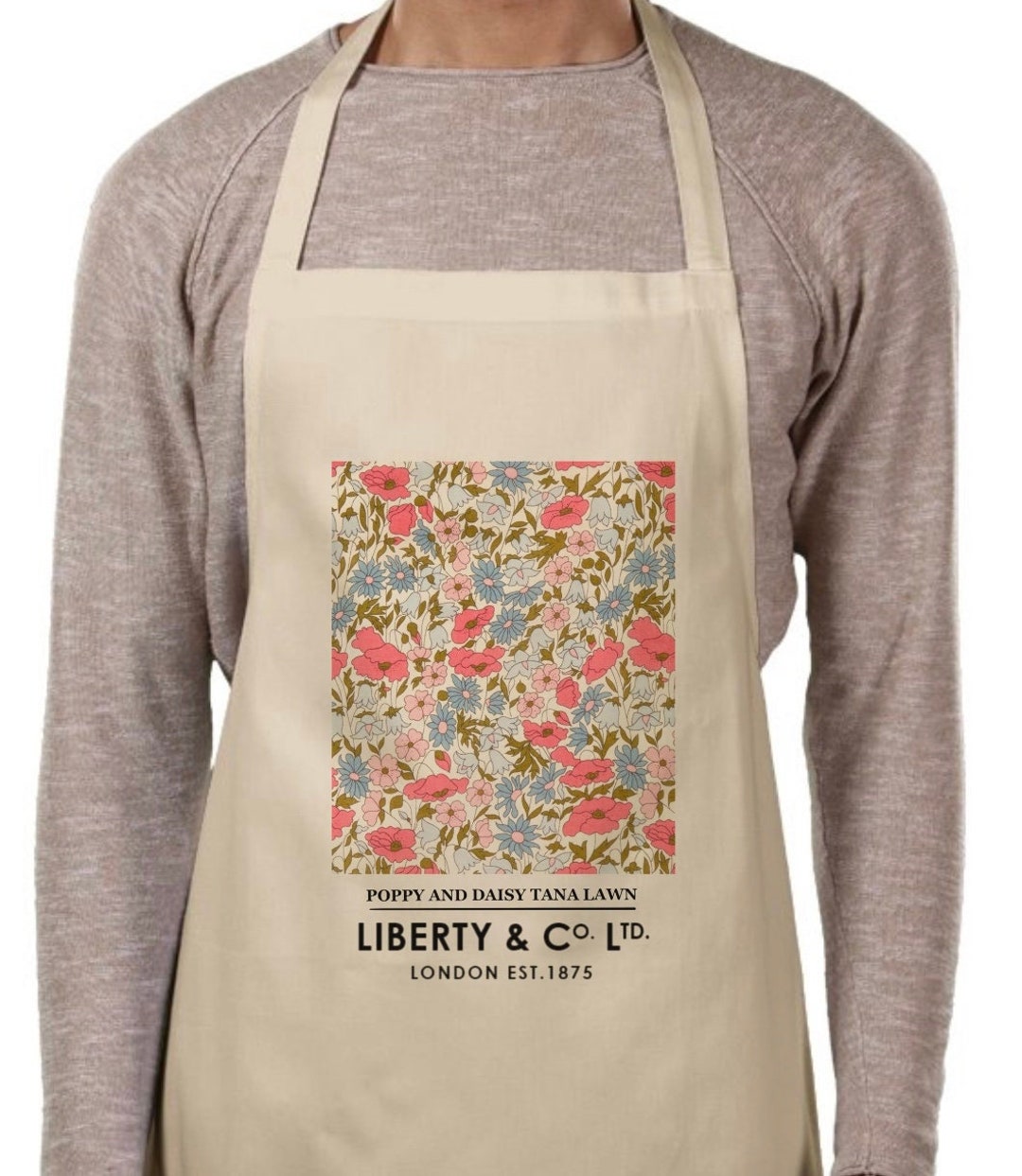 thumbnail image 2 of ICONIC APRONS London City Theme Apron – Unisex, Kitchen/BBQ, Novelty Gift 2 of 2