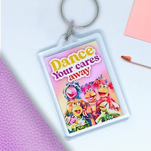 Portachiavi Fraggle Rock anni '80 retrò per bambini con programma TV Born in the 80s Portachiavi Fraggle Rock Nostalgia regalo anni ottanta portachiavi retrò pupazzo vintage