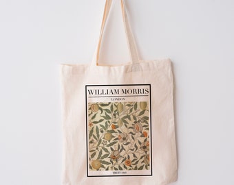 William Morris Art Tote: Classic English Floral Print Bag