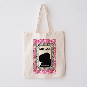 Grease Tote Bag, Grease Movie bag, Danny and Sandy, John Travolta, Olivia Newton John, Grease gift, Movie scene print, Film fan tote bag